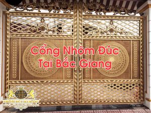 Cổng Nhôm Đúc Tại Bắc Giang