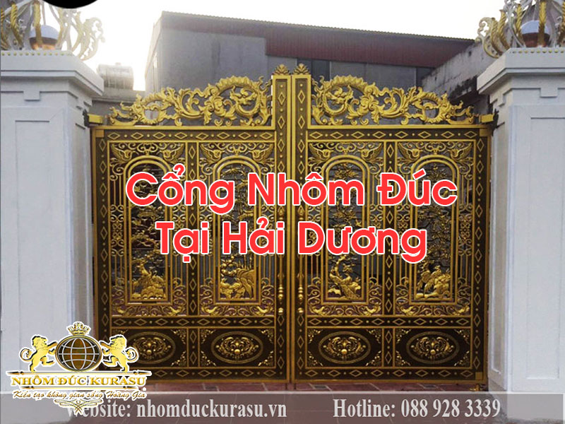 Cổng Nhôm Đúc Tại Hải Dương