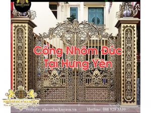 Cổng Nhôm Đúc Tại Hưng Yên